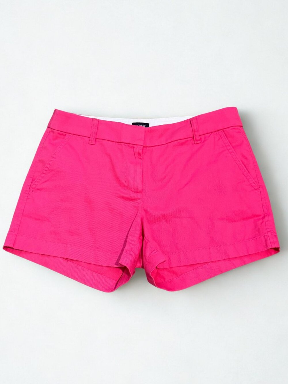 J. Crew Hot Pink Chino Shorts Size 4 Like New